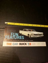 1959 Buick New Fun Features Brochure RARE Lesabre invicta Electra - £38.80 GBP