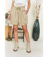 ADORA Drawstring Shorts with Pockets - $50.21 CAD