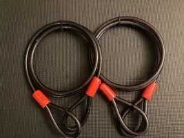 Lot of 2ea Via Velo 6&#39; Security Cables. Never Used. - $8.51