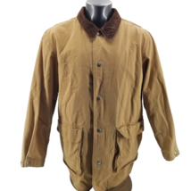 VTG Woolrich Canvas Blanket Lined Barn Chore Jacket Field Work Mens Coat Large - £59.38 GBP