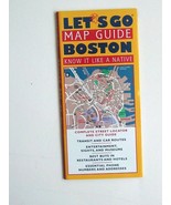 &quot;Let&#39;s Go Map Guide Boston&quot; First Edition 1996 - £4.58 GBP