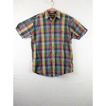 Orvis Mens Shirt Size L Plaid Short Sleeve Button Up 100% Cotton #2 - £19.59 GBP