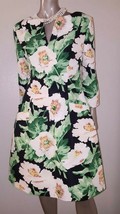 $2,990 New W. Tag Oscar De La Renta Stunning Green Floral Runway Dress Xl 14 - £936.10 GBP