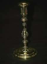 Old Vintage 6-3/4&quot; Brass Metal Candlestick Candle Holder Home Mantel Centerpiece - £15.58 GBP