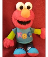 Sesame Street Talking ABC Elmo Childrens Plush Toy Figure 2013 A7249 wor... - £4.66 GBP