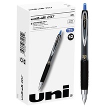 Uni-ball 207 Retractable Fraud Prevention Gel Pens, Micro Point, 0.5 mm,... - £24.48 GBP