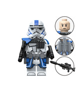 501st Legion Clone Trooper Star Wars Figure with Jetpack and Rifle - $67.29 MXN