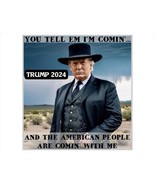 Trump 2024 Sticker TELL EM I&#39;M COMING Exterior Decal in Various Sizes - £5.45 GBP+