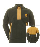 adidas Men&#39;s Adicross Padded Fleece 1/4 Zip Jacket, Size XL, Base Green - $109.32 CAD