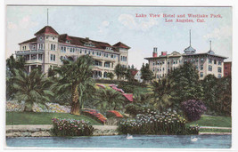 Lake View Hotel Los Angeles California 1910c postcard - £4.78 GBP