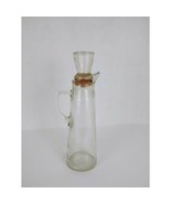 Vintage German Style Glass Wine Pitcher Decanter Showing Austrian Coat o... - $29.63 CAD