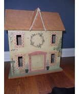 Hand Painted Wooden House - £25.80 GBP