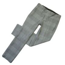 NWT Banana Republic Ryan in Glen Plaid Slim Straight Washable Wool Pant 2s - £35.17 GBP