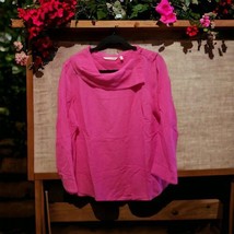 Soft Surroundings Gauze Top Fuchsia Purple Long Sleeve Shirt~L~Women&#39;s N... - £31.02 GBP