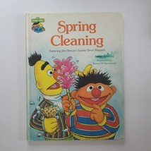 Sesame Street Spring Cleaning Book Vintage 1980s Muppets Jim Henson Family - £5.44 GBP