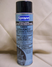 Sprayon S20846 Ultra-ForceII Safety Solvent Degreaser Electrical contact... - £12.47 GBP