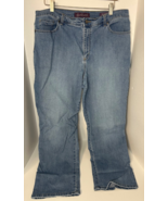 Gloria Vanderbilt Amanda Jeans Women Sz 18 36x28 Straight Leg High Rise ... - $21.73