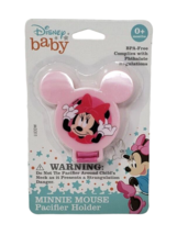 Disney Baby Mouse Pacifier Holder - New - Pink Minnie Mouse - £7.04 GBP