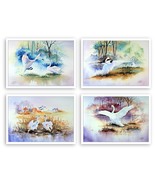 TRUMPET SWAN COLLECTION (Note Cards by Artist Gail Vass) - £15.65 GBP