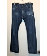 Levi Strauss Men’s 514 Jeans Size 36x34 Distressed - £21.39 GBP
