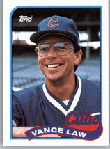 1989 Topps 501 Vance Law  Chicago Cubs - £0.77 GBP