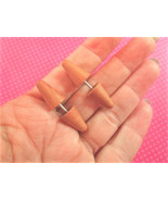 Cone wood fake plugs studs - €10,39 EUR