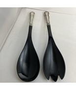 Gorham Strasbourg Sterling Silver Handled 2 Piece Salad Serving Set - $119.33 CAD