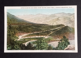 Lookout Mountain Colorado CO Windy Point Lariat Trail Curt Teich Postcar... - £6.36 GBP