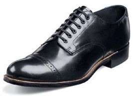 Stacy Adams Madison Men's Shoes Biscuit lace up Soft Leather Black 00012 image 2