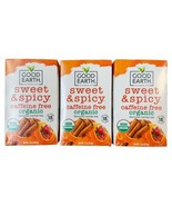 (3 Pack) Good Earth Herbal &amp; Black Tea, Sweet &amp; Spicy, Tea Bags, 18 Ct D... - $318.26 MXN
