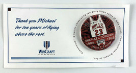 Michael Jordan Commemorative Pin - Ten Years 1984-1993 - WinCraft - £15.81 GBP