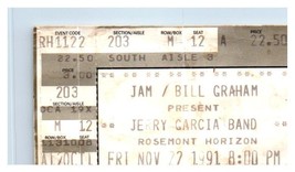 Jerry Garcia Banda Concierto Ticket Stub Noviembre 23 1991 Chicago - £42.72 GBP