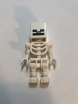 Lego Skeleton with Cube Skull 21116 21121 21114  Minecraft Minifigure - £2.15 GBP