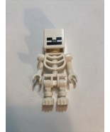 Lego Skeleton with Cube Skull 21116 21121 21114  Minecraft Minifigure - £2.10 GBP