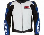 Suzuki gsxr motorbike leather jacket motorcycle sports racing leather jacket thumb155 crop