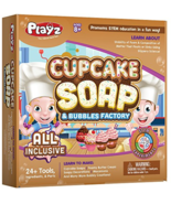 Playz Cupcake Soap &amp; Bubbles Factory DIY Science Kit - Fun STEM Gift for... - £21.73 GBP