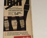 1986 Marshalls Fine Dress Watches Vintage Print Ad Advertisement pa22 - $6.92