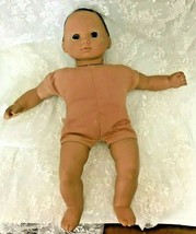 American Girl Bitty Baby Doll 15&quot; Dark Hair Dark Eyes Original Outfit So... - £22.22 GBP