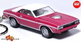 Htf Key Chain 70~1974 Dodge Challenger Rt 440 Custom Ltd Nice For Gift &amp; Display - £36.61 GBP