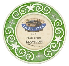 Montana Silversmith Rhinestone Photo Frame Green 5x5 - £8.63 GBP
