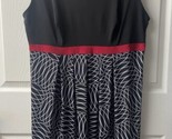 Enfocus Studio Sheath Dress Womens Plus Size 16W Black Sleeveless Pleated - £13.14 GBP