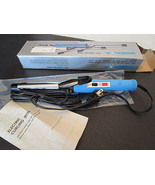 Curling Iron Retro Windsor Dry Hair 3/4&quot; barrel Tested/Working Blue - $7.99