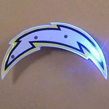 San Diego Chargers Officially Licensed NFL Lapel Pin with Flashing LED L... - $985.44 MXN