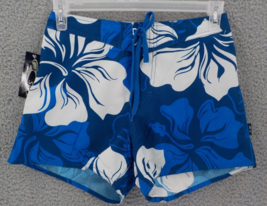 SW Hawaii, U.S.A. Womens Shorts SZ 7 Swim Trunks Surf Hibiscus Beach Poc... - £3.92 GBP