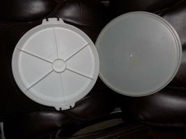 Vintage Tupperware #405-9 Divided Party Susan Serving Tray TupperSeal Li... - $27.00