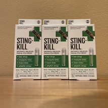 3 Boxes: Sting Kill Max Strength Insect Bite, Bee Stings Pain Swabs - £17.13 GBP