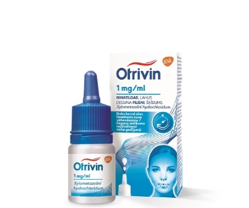 Otrivin Nasal drops 0.1%, 10 ml - $16.59