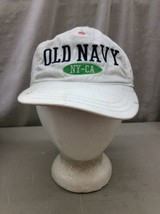 Trucker Hat Baseball Cap Vintage Old Navy Ny Ca Ki Ds L/G/G White Fitted Retro - £31.96 GBP