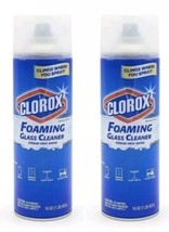 2x Clorox Foaming Glass Cl EAN Er Streak Free Drip Free Shine Bleach Free 16oz Can - $22.77