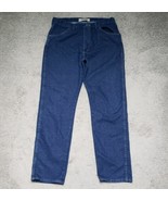 Wrangler Authentics Men&#39;s Size 36x34 High Rise Straight Blue Denim Jeans - $19.80